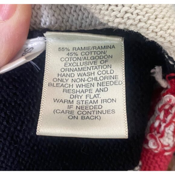 Vtg 90s Susan Bristol Embroidery Cardigan Sweater Womens Size M Colorful Patchwo - Picture 7 of 15